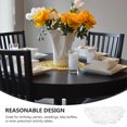 thumbnail image 4 of CIMAXIC Party Clear PVC Round Tablecloth: 60 inch Thick Table Cover with Elastic Edge - Waterproof Spill-Proof Transparent Dining Protector for Party Outdoor,59.84"X59.84"X0.01", 4 of 4