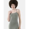 thumbnail image 3 of No Boundaries Women's Sleeveless Maxi Lounge Dress, Women’s and Women’s Plus, 3 of 3
