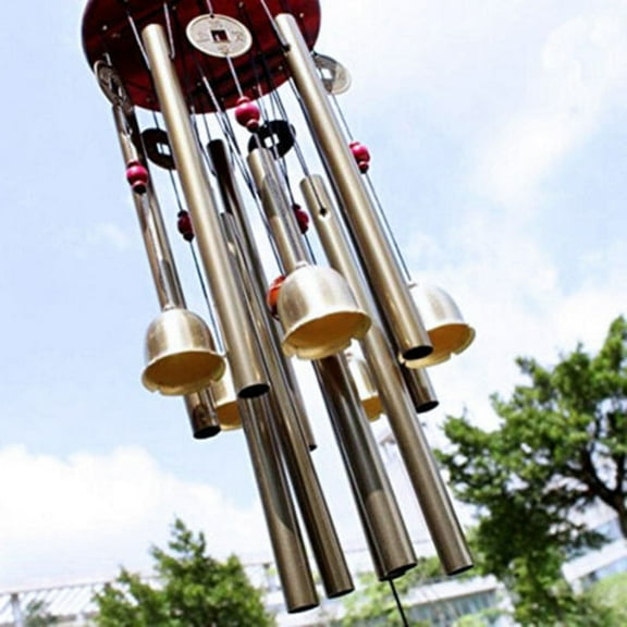 Large Wind Chime Tubes Bells Metal Church Bell Outdoor Garden Home Decor Laisenwei