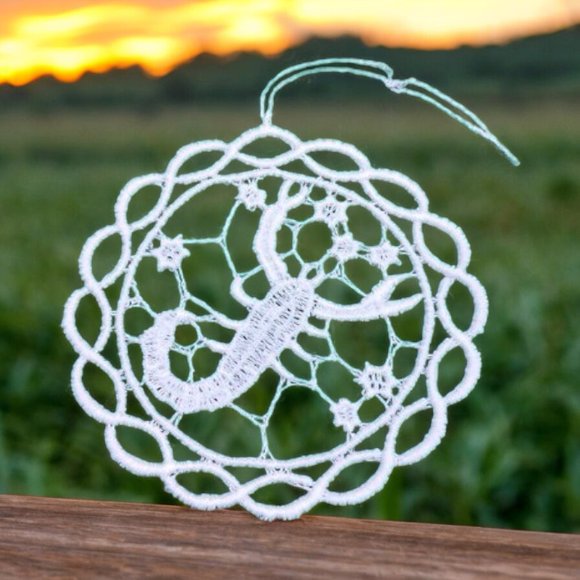 Zodiac Lace Ornament Scorpio