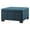 Azure Blue, variant on Detour Strap Square Storage Ottoman in Azure Blue Fabric