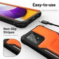 thumbnail image 6 of ExoGuard For Samsung Galaxy A52 Case, Phone Case with Screen Protector and Kickstand (Orange), 6 of 8