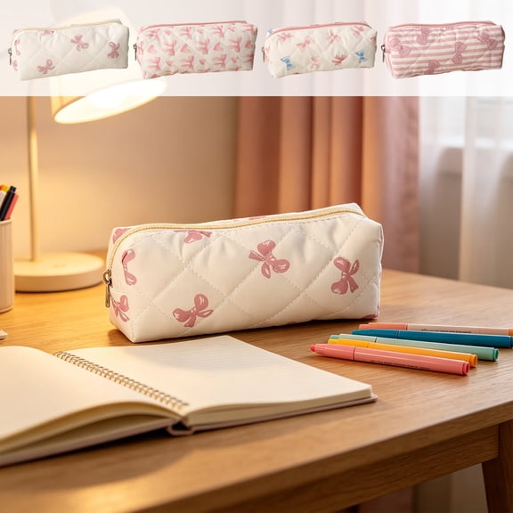 Summer Saving!Back_to_School Saving!School_Supplies!Under $1 dollars!Special Pencil Case Pouch, Colorful Pencil Pouch Makeup Brush Bags ForTeenagers Home Office Orginazer, A