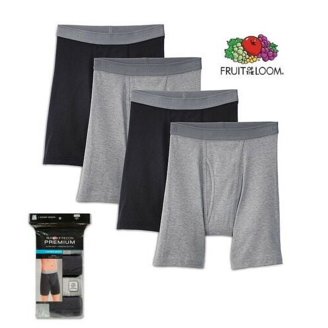Fruit Of The Loom Big &ndash; Boxer Uomo In Cotone Elasticizzato, 2 O 4 Pezzi, Taglie S&ndash;2XL (colori Misti)