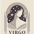 thumbnail image 4 of Virgo Zodiac Sign Adult Natural Crew Neck Short Sleeve Tee-Large, 4 of 4