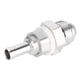 thumbnail image 3 of Shexton Conector de Manguera Quick, AN8 3/8 Flare Bulkhead Conector de Manguera de aleación de Aluminio Accesorio Universal para Tanque de Combustible, 3 of 5