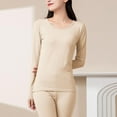 thumbnail image 3 of ZJXFGS Thermal Underwear for Women, Nightgowns for Women, Base Layer Women, Winter Pajamas for Women, Womens Gowns Sleepwear Brown L, 3 of 6