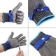 thumbnail image 1 of Teissuly Cut Resistant Glove, Stainless Steel Mesh Metal Glove, Food Grade for Kitchen Cooking, Butcher Meat Cutting, Oyster Shucking, Mandoline, Fishing Teissuly WER202312142273, 1 of 3