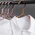 thumbnail image 3 of 10pcs Coat Hanger Aluminium Alloy Clothes Hanger Anti Slip Metal Drying Rack Hanger With Notches Cl, 3 of 5