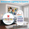thumbnail image 4 of Tendist Blanco LED Tira de Luces 3000K-6500K Regulable, Inteligente Tira de Luz Compatible con Alexa, 24V WiFi Cinta LED con APP y RF Remoto, Gabinete Iluminaci&oacute;n para Habitaci&oacute;n, 4 of 8