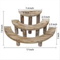 thumbnail image 2 of 3-Layer Wooden Cupcake Rack Layered Cupcake Display Rack, 2 of 5