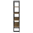 thumbnail image 5 of Danbrook 71-inch 4-shelf Bookshelf Black and Aged Walnut, 5 of 12