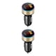 thumbnail image 3 of sweethay de coche de 36W de doble puerto de carga rápida 6A Fast PD USB C para QC3.0 tipo C de teléfono móvil de coche Oro 2Conjunto, 3 of 6
