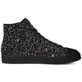 thumbnail image 4 of Aidianart Womens Glitter Print High Top Shoes High Top Canvas Sneakers Size 6.5, 4 of 5