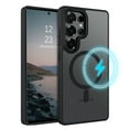 thumbnail image 4 of DOMAVER Samsung Galaxy S25 Ultra Case 6.9 Inch, MagSafe Compatible Matte Translucent Cover, Slim Shockproof Protective - Black, 4 of 10