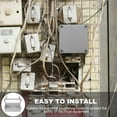 thumbnail image 4 of Minkissy Weatherproof Electrical Junction Box 1Set for Outdoor Connection ABS, 4 of 5