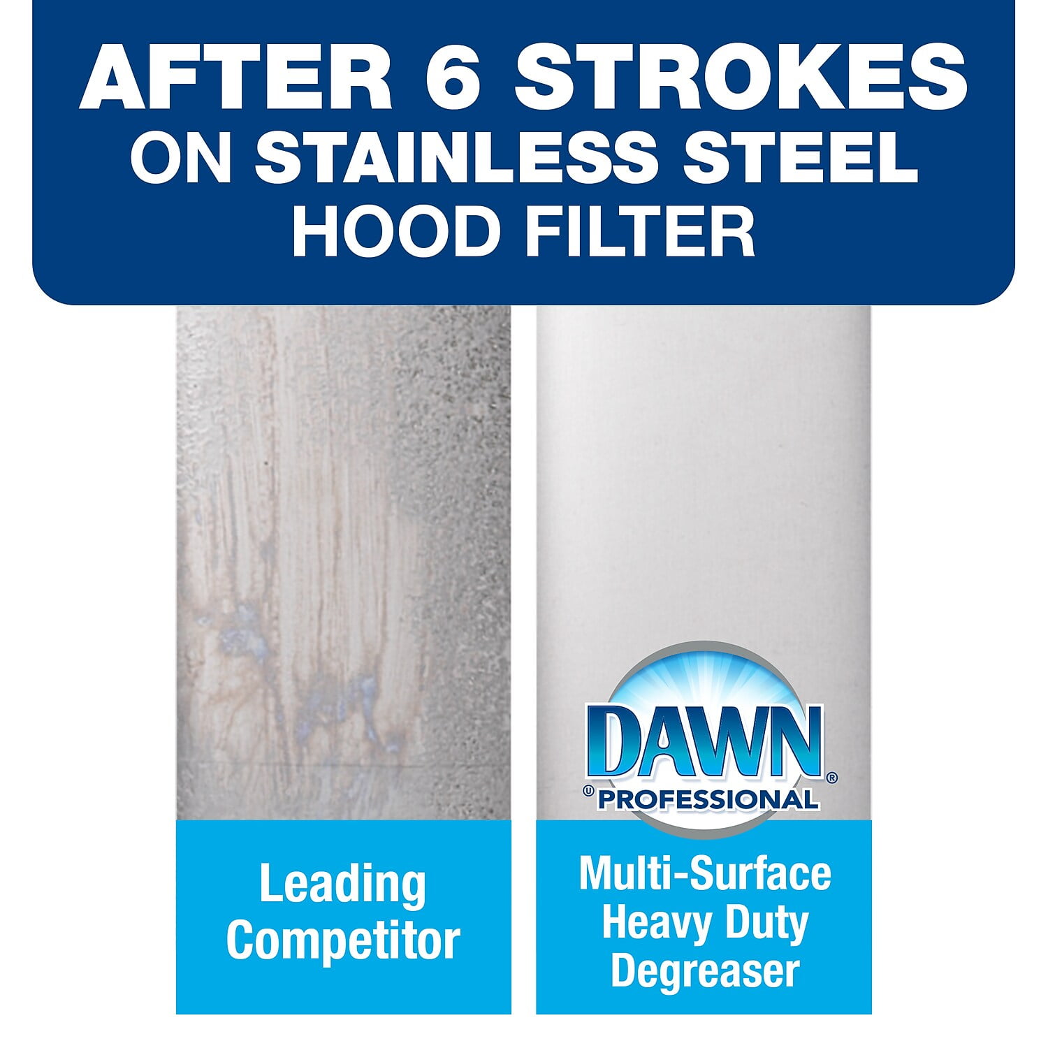 Dawn Professional 07308 32 oz Spray Bottle Multi-Surface Heavy Duty Degreaser - Fresh Scent