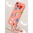thumbnail image 4 of Para Samsung Galaxy A33 A53 A73 5G A32 A52S A72 A31 A41 A71 Dibujos Animados BTS BT21 Square Edge Funda Protectora Completa Len, 4 of 4