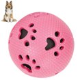 thumbnail image 3 of Pet Squeaky Chewing Balls, Chewing Spiky Ball Non- Pet Toy Supply Bright Colors Pet Toys Ball For Playing For Pet Tooth Cleaning Blue  Print,Green  Print,Pink  Print, 3 of 8