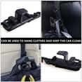 thumbnail image 2 of CTIRCHIU 2Pcs Universal Car Back Seat Hooks Black Quick Install Headrest Storage Organizers, 2 of 6