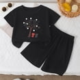 thumbnail image 2 of Boys Girls Outfits Set 2 Piece Loungewear Set, Boys Short Sleeve T-Shirt and Pants Set for Toddlers Girls Fall Clothes Home Clothes Pajamas 12-24 Months 2T 3T 4T 5T 6T 7T Children 3-4 Years, 2 of 4