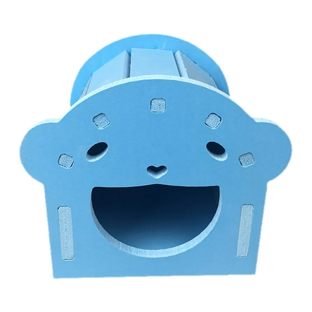 Hamster Hideout House Plastic Smiling Hamster House Toy Hamster Sleeping House