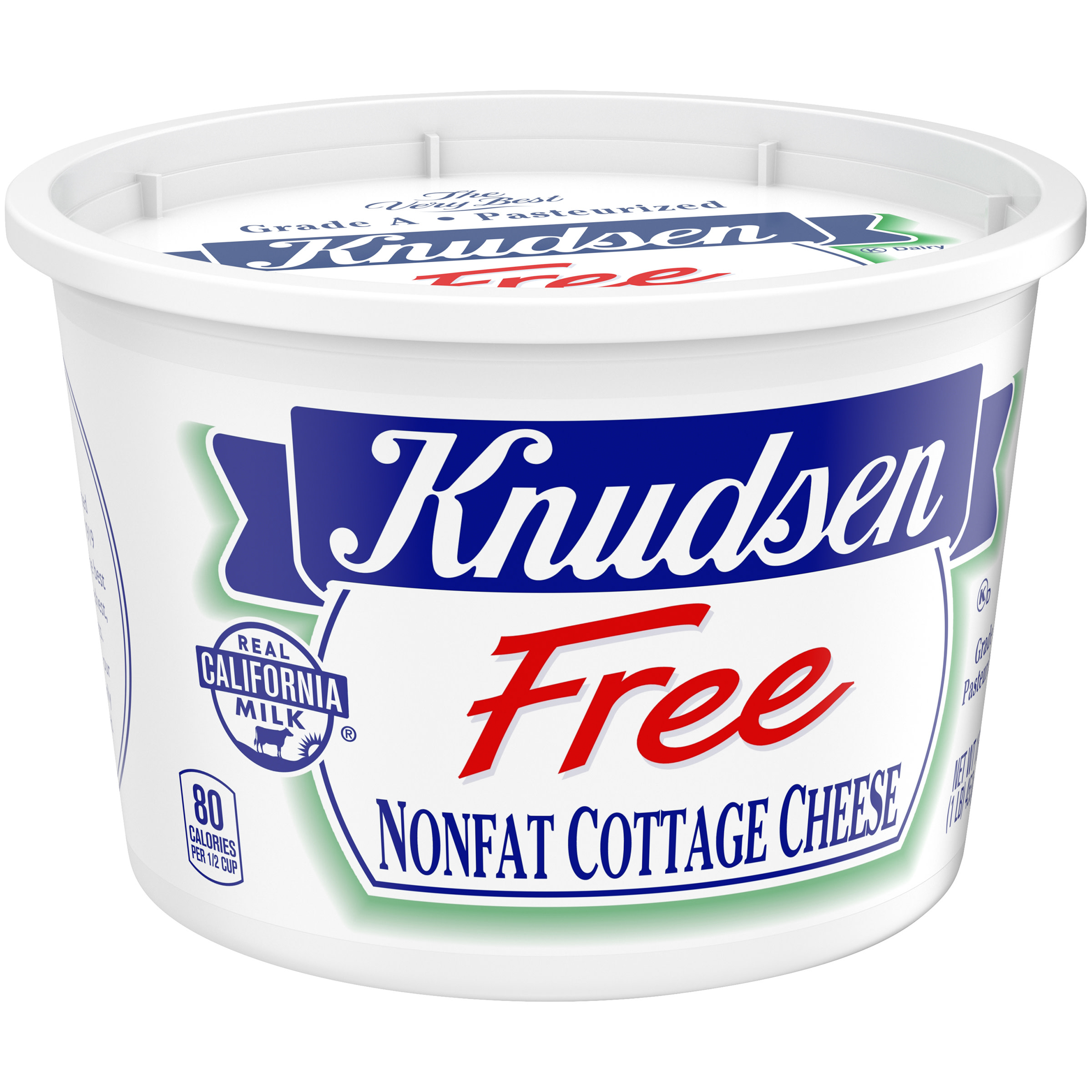 Knudsen Free Nonfat Cottage Cheese, 16 oz Tub
