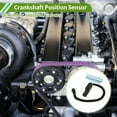 thumbnail image 2 of Sensor de Posición del Cigüeñal No.56026701 de Unique Bargains para Dodge W150 3.9 5.2 1990-1993, Sensor CKP de Motor Negro y Resistente, Metal Plástico, 1 Pc, 2 of 6