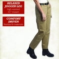 thumbnail image 2 of Dickies Womens Cargo Pants Stretchy Twill High Rise Cargo Joggers Casual & Utility Work Pants for Women, 2 of 7