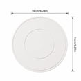thumbnail image 3 of Round Table Mat, 6 Inch Diameter Blush Pink Silicone Heat Mat, Double Sided Skid Resistant Dinner Table Protector, Waterproof Bpa Free Silicone Trivet Coaster, Dishwasher Safe, 3 of 8
