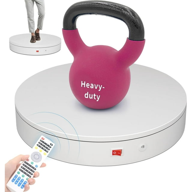 ComXim Support d'Exposition Rotatif (15,8 Po/blanc/charge de 400 Lb)