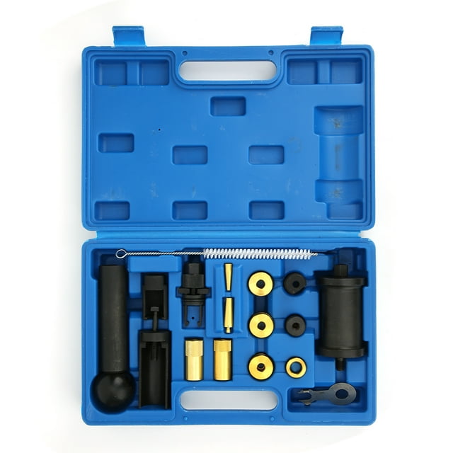 Herramienta de reparación de automóviles, 18 piezas, instalador de extractor de inyectores, instalador de inyectores, extractor de inyectores, rendimiento comprobado