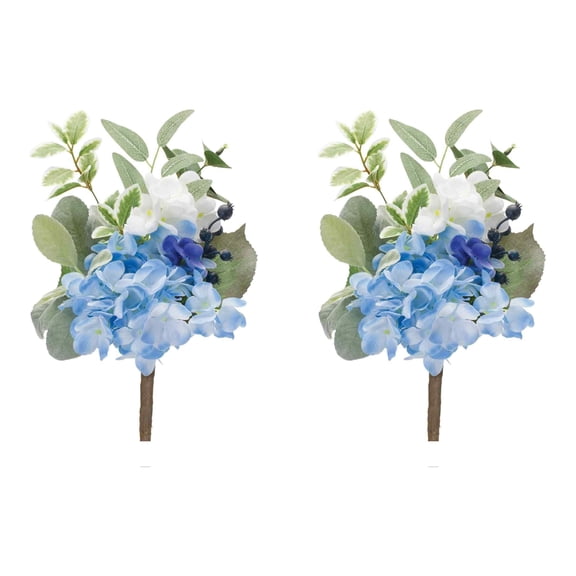 Melrose Set of 2 Mixed Floral Artificial Picks 14.5"