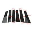 thumbnail image 4 of 6PCS Car Pillar Post Door Window Cover Trim Kit For Mitsubishi Outlander 2022 2023 2024, 4 of 7