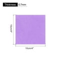 thumbnail image 2 of Soft Felt Sheets Fabric Craft Sheets Purple 4 Inch x 4 Inch 42 Pcs, 2 of 6