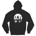 thumbnail image 5 of Alien Bigfoot Loch Ness Monster Moon Sweatshirt Funny Space UFO Hunter Sasquatch Yeti Dinosaur Nerd Believe Hoodie, 5 of 7