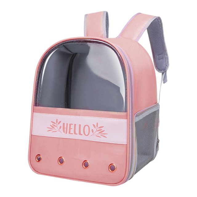 Bolsa de viaje para perros Yuyangstore Mochila de burbujas transpirable Transporte frontal