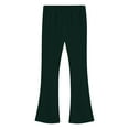 thumbnail image 4 of dazeni Girl's Flare Leggings Comfy High Waisted Yoga Pants Dance Bootcut Trousers Stretchy Casual Longe Jeggings Activewear Kids Bell Bottoms Pants, 4 of 6