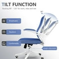 thumbnail image 4 of Ergonomic Office Chair - Home Office Desk Chair with Adaptive Lumbar Support, Computer Chair with Footrest,Armrest, Adjustable Height, 4 of 6