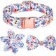 thumbnail image 1 of Collares para mascotas WEIHJMXG decorados con flores ajustable S 1,5 cm 26 a 42 cm, 1 of 5