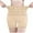 Beige, variant on Panties for Women,High Waist Lace Lifting Postpartum Shaping Panties Breathable Sheer Mesh Boyshorts For Abdomen Control and Tummy Support,Womens Underwear,Black,L