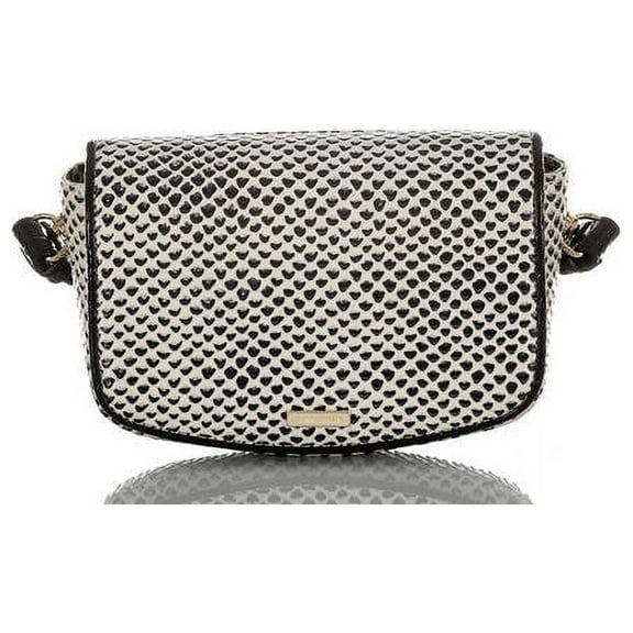 Brahmin Lil Belt Bag Black Taila Black/White Crossbody