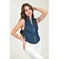 thumbnail image 1 of Blusa denim rayado Roman Fashion /Juvenil, 301 (Mezclilla dark) azul oscuro CH, 1 of 6