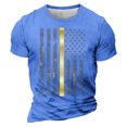 thumbnail image 1 of Camisetas de Manga Larga para Hombres Imprimir Casual Cuello Redondo Camiseta de Manga Corta, Camisetas de Manga Larga para Hombres Algodón, 1 of 4