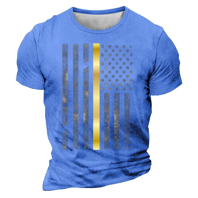 Camisetas de Manga Larga para Hombres Imprimir Casual Cuello Redondo Camiseta de Manga Corta, Camisetas de Manga Larga para Hombres Algodón