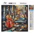 thumbnail image 3 of Instruments de Musique Abstraits - Kit de Peinture Diamant Premium Exclusif, 3 of 4