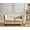 Beige, variant on Uspridefurniture Plainfield Line Tufted Square Velvet Loveseat,Blue