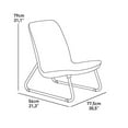 thumbnail image 3 of Keter Ensemble de Meubles de Patio en Osier de Résine avec Table d'Appoint et Chaises d'Extérieur, Gris Foncé, 3 of 13