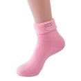 thumbnail image 1 of Winter Solid Color Knitting Plush Warm Socks Home Socks Ski Socks Moon Socks, 1 of 2