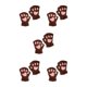 thumbnail image 3 of Guardurnaity Guantes sin dedos con garra de oso, suaves y cómodos, para un aspecto moderno, guantes de medio dedo, café oscuro cálido Type2 NO2, 3 of 6